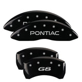 MGP 18011SPG8BK Set of 4: Black finish, Silver Pontiac / G8