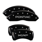 MGP 18030SPXPBK Set of 4: Black finish, Silver Pontiac / GXP