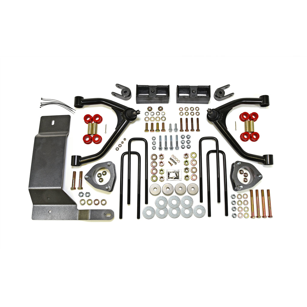 4-In-Front-Lift-1-34-In-Rear-Lift-WO-Shock-Absorbers-In-Kit-Black