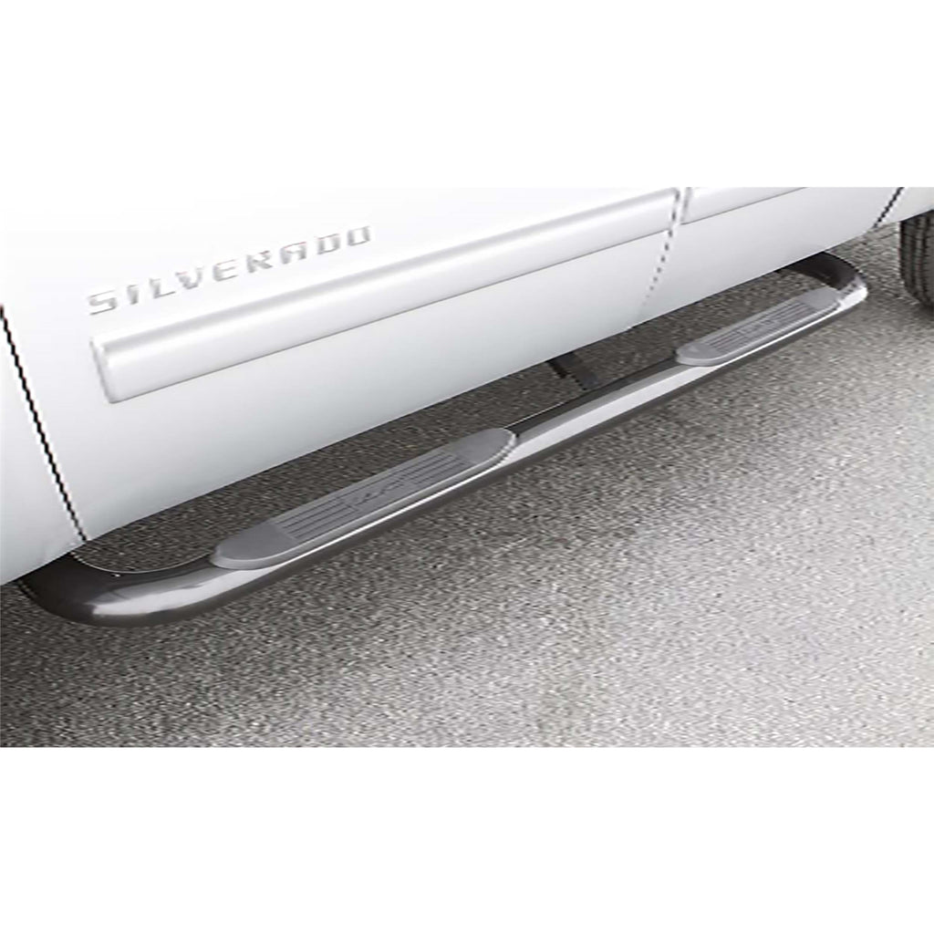 4-In-Oval-Bent-Nerf-Bars;-Stainless-Steel;-Polished