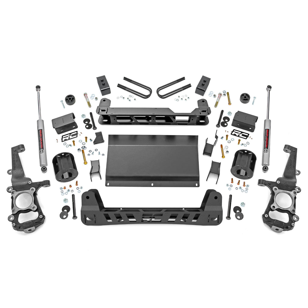4-Inch-Lift-Kit-With-N3-Shocks-21-22-Ford-F-150-Tremor-4Wd-Rough-Country