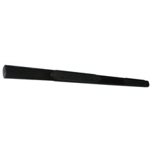 Load image into Gallery viewer, 4-Inch-Oval-Straight-Powder-Coated-Black-Mild-Steel-Rocker-Panel-Mount