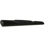 TRAILFX 2940413053 4 Inch Oval Straight Powder Coated Black Mild Steel Rocker Panel Mount