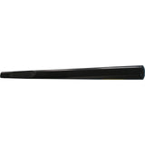 TRAILFX A1535B 4 Inch Oval Straight Powder Coated Black Mild Steel Rocker Panel Mount