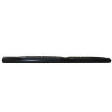 Load image into Gallery viewer, 4-Inch-Oval-Straight-Pwdr-Ctd-Black-Mild-Steel-With-5-Pins-Per-Pad