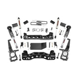 Rough Country 57471 4 Inch Suspension Lift Kit Lifted N3 Struts V2 Monotube Shocks 14 F-150 4WD