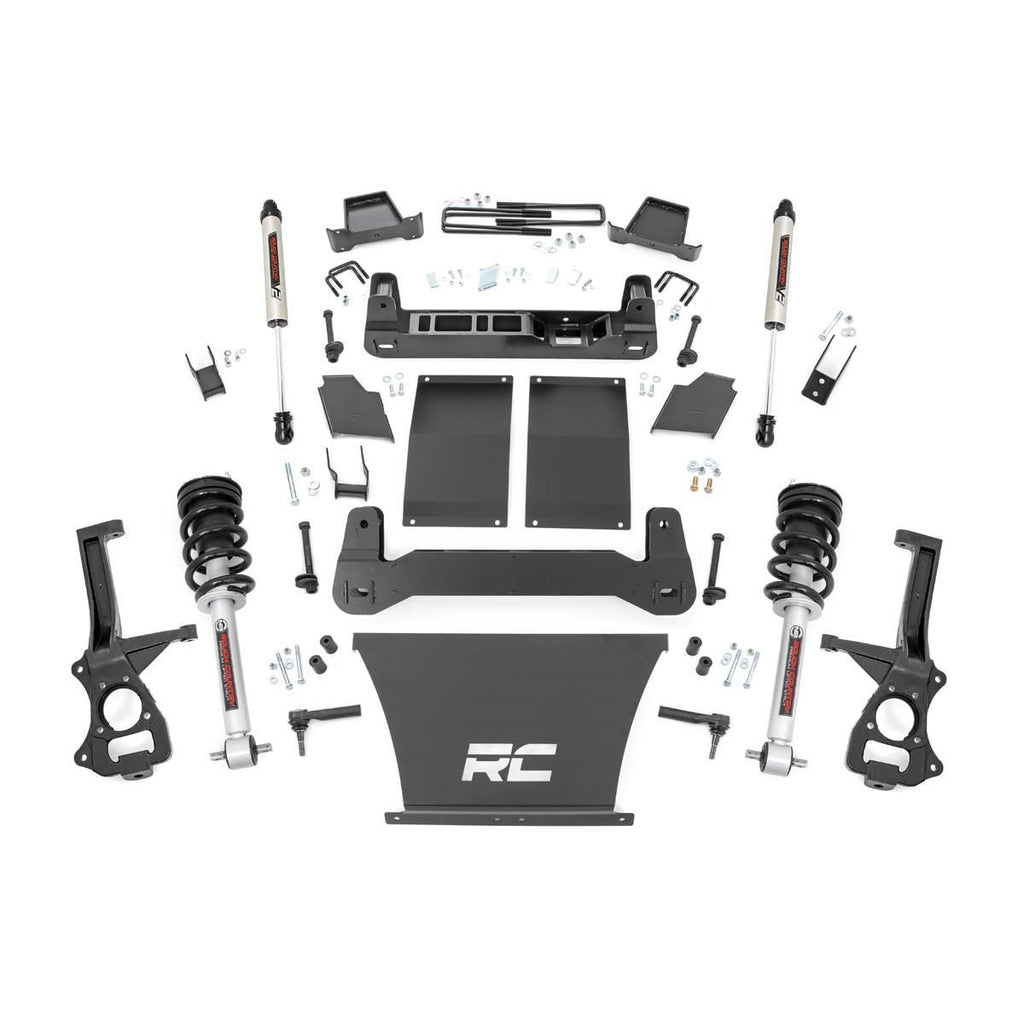 4-Inch-Suspension-Lift-Kit-Lifted-Struts--V2-Shocks-19-20-19-20-SilveradoSierra-1500-TrailbossAt4-4Wd-Rough-Country