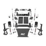 Rough Country 27532 4 Inch Suspension Lift Kit Lifted Struts 19-20 Silverado/Sierra 1500 Trailboss/AT4 4WD