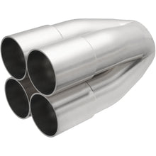 Load image into Gallery viewer, 4-Into-1-Exhaust-Header-Merge-Collector-1.75-In-X-2.5-In
