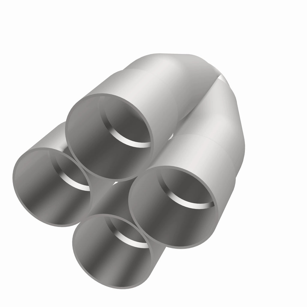 4-Into-1-Exhaust-Header-Merge-Collector-1.75-In-X-2.5-In