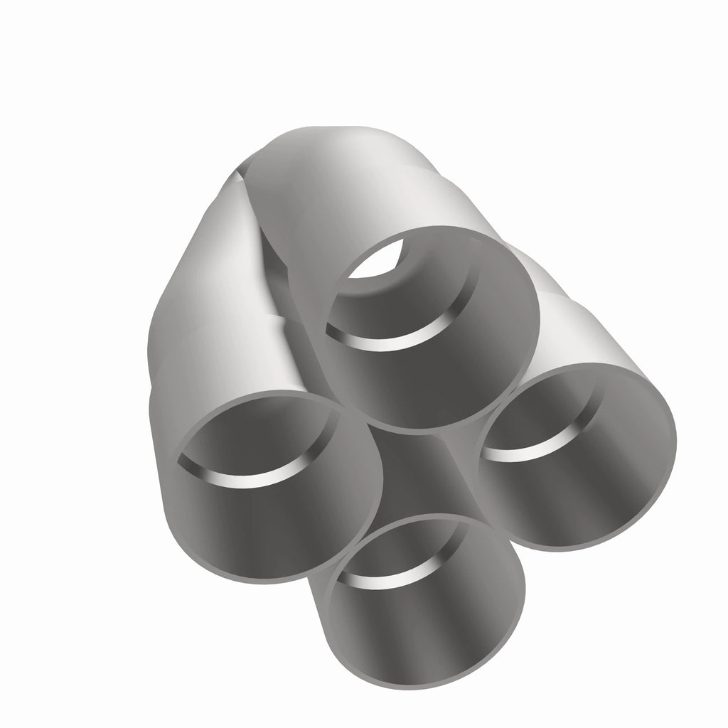 4-Into-1-Exhaust-Header-Merge-Collector-1.75-In-X-2.5-In