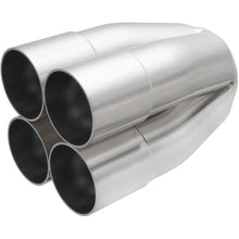Load image into Gallery viewer, 4-Into-1-Exhaust-Header-Merge-Collector-2.0-In-X-3.5-In