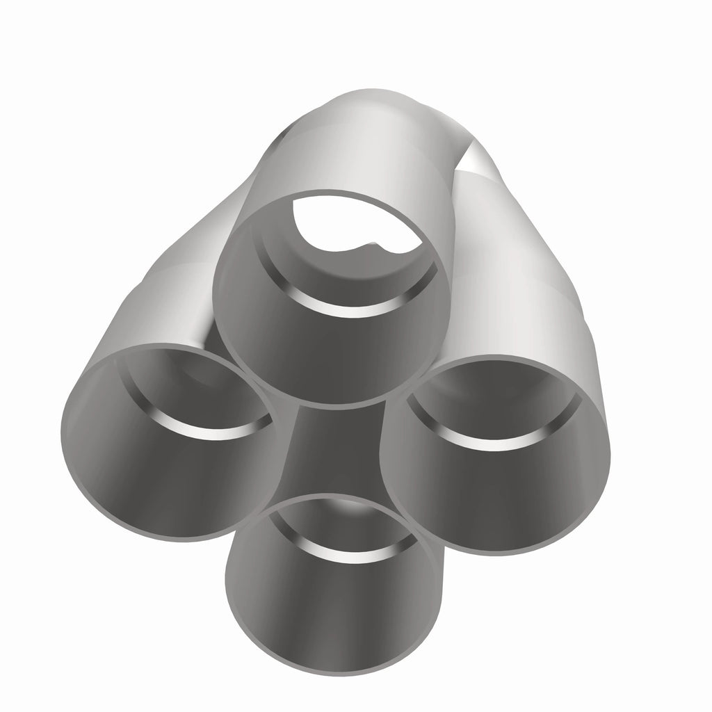 4-Into-1-Exhaust-Header-Merge-Collector-2.0-In-X-3.5-In