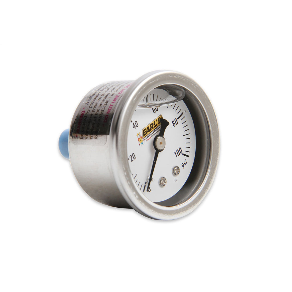 ~(4-Lbs.-6X4x2)~-Oil-Filled-100-Psi-Press.-Gauge