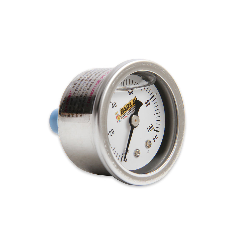 ~(4-Lbs.-6X4x2)~-Oil-Filled-100-Psi-Press.-Gauge