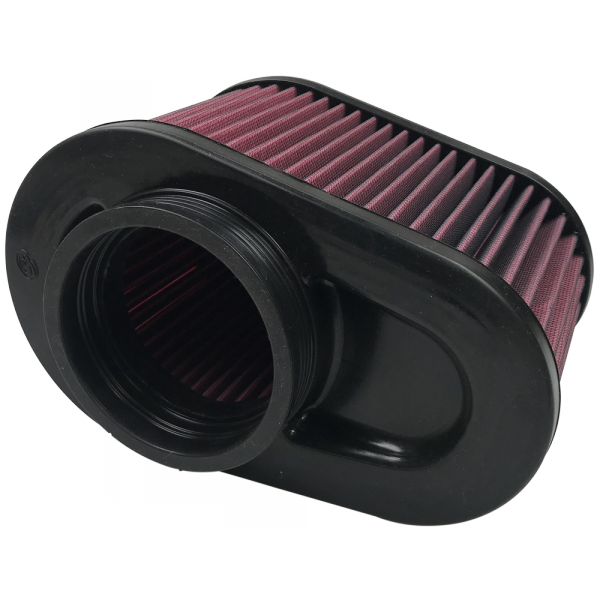 ~(4-Lbs.-12X9x9)~-Air-Filter-For-Intake-Kits-75-5070-Oiled-Cotton-Cleanable-Red-S-B