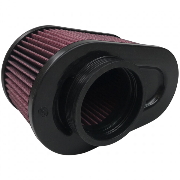 ~(4-Lbs.-12X9x9)~-Air-Filter-For-Intake-Kits-75-5086-75-5088-75-5089-Oiled-Cotton-Cleanable-Red-S-B