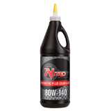 Nitro Gear & Axle NPLUBE 80W-140 Synthetic Plus Gear Oil GL5 1 Quart