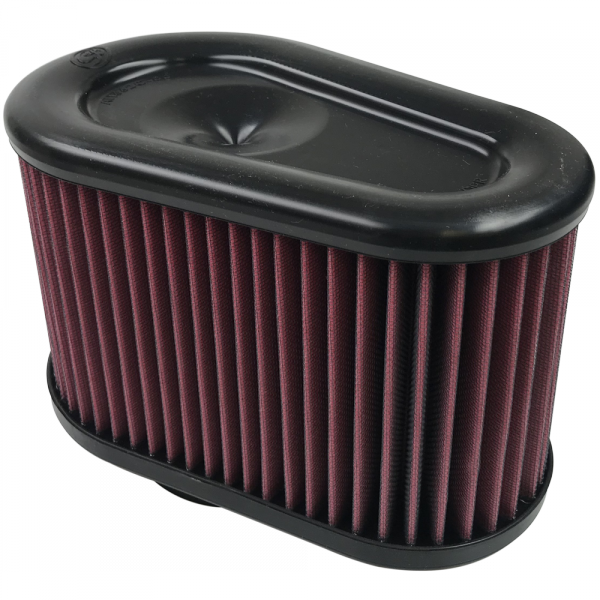 ~(4-Lbs.-12X9x9)~-Air-Filter-For-Intake-Kits-75-5070-Oiled-Cotton-Cleanable-Red-S-B