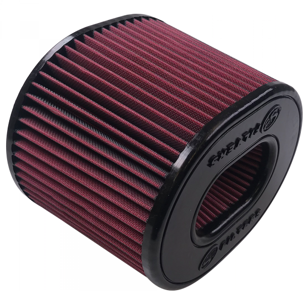 ~(4-Lbs.-12X9x9)~-Air-Filter-For-Intake-Kits-75-5021-Oiled-Cotton-Cleanable-Red-S-B