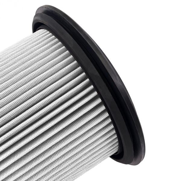 ~(4-Lbs.-12X9x9)~-Air-Filter-For-Intake-Kit-75-5128D-Dry-Extendable-White-S-B