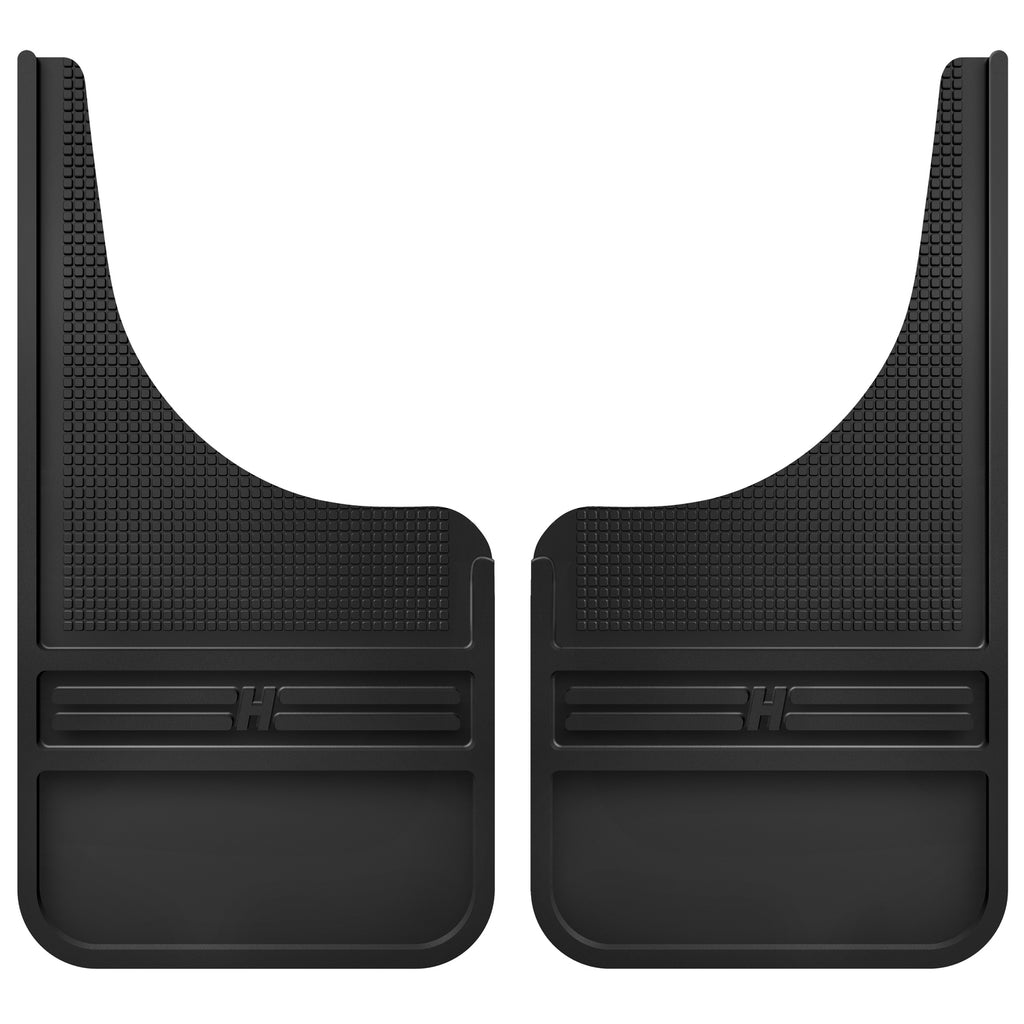 ~(4-Lbs.-23X12x1)~-Muddog-Mud-Flapsrubber-Front-Mud-Flaps---12In-WO-Weightrubberblack