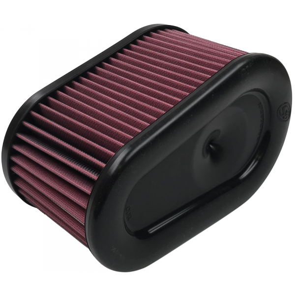 ~(4-Lbs.-12X9x9)~-Air-Filter-For-Intake-Kits-75-5086-75-5088-75-5089-Oiled-Cotton-Cleanable-Red-S-B