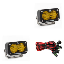 Load image into Gallery viewer, ~(4-Lbs.-6X6x6)~-Led-Work-Light-Amber-Lens-WorkScene-Pattern-Pair-S2-Sport-Baja-Designs
