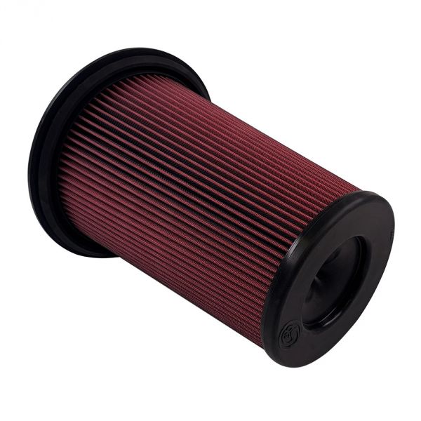 ~(4-Lbs.-12X9x9)~-Air-Filter-For-Intake-Kit-75-5128-Oiled-Cotton-Cleanable-Red-S-B