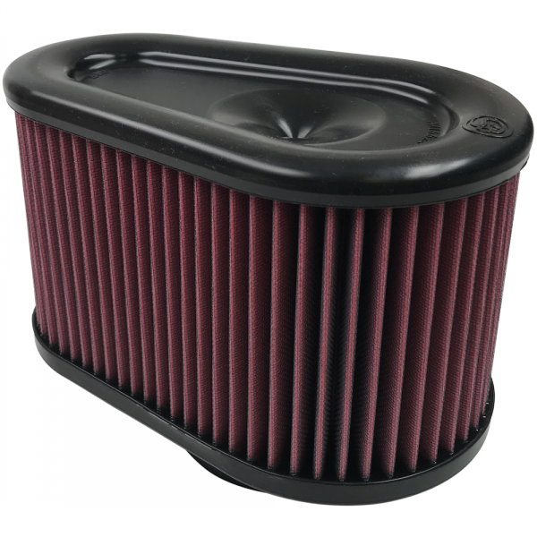 ~(4-Lbs.-12X9x9)~-Air-Filter-For-Intake-Kits-75-5070-Oiled-Cotton-Cleanable-Red-S-B