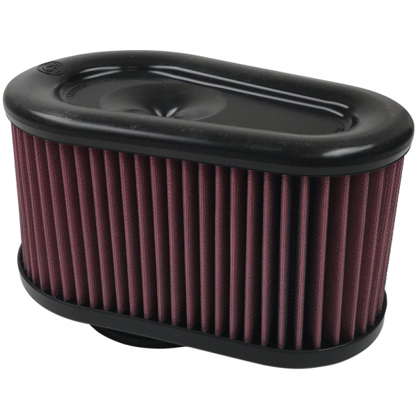 ~(4-Lbs.-12X9x9)~-Air-Filter-For-Intake-Kits-75-5086-75-5088-75-5089-Oiled-Cotton-Cleanable-Red-S-B