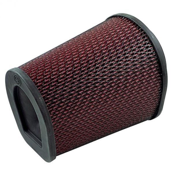 ~(4-Lbs.-12X9x9)~-Air-Filter-For-Intake-Kits-75-6000-75-6001-Oiled-Cotton-Cleanable-Red-S-B