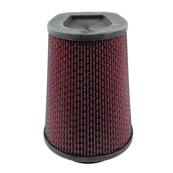 ~(4-Lbs.-12X9x9)~-Air-Filter-For-Intake-Kits-75-6000-75-6001-Oiled-Cotton-Cleanable-Red-S-B