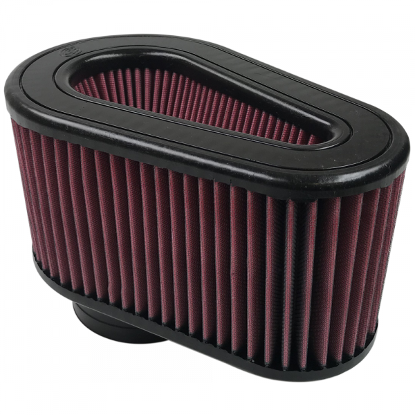~(4-Lbs.-12X9x9)~-Air-Filter-For-Intake-Kits-75-5032-Oiled-Cotton-Cleanable-Red-S-B