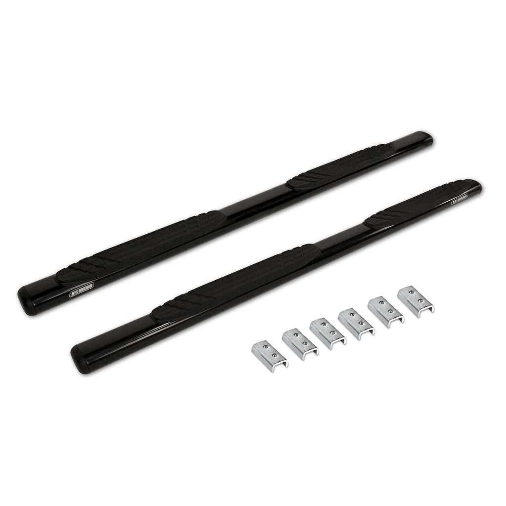 4-Oe-Xtreme-Side-Steps-With-Mounting-Brackets-Kit---Black-Powder-Coat