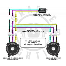 Load image into Gallery viewer, 4-Pin-Y-Adapter-Colorshift-Extension-Cable-(Single)