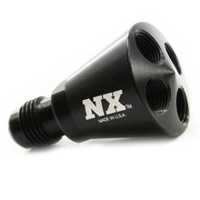 Load image into Gallery viewer, 4-Port-Showerhead-Distribution-Block-W-6-Male---Black