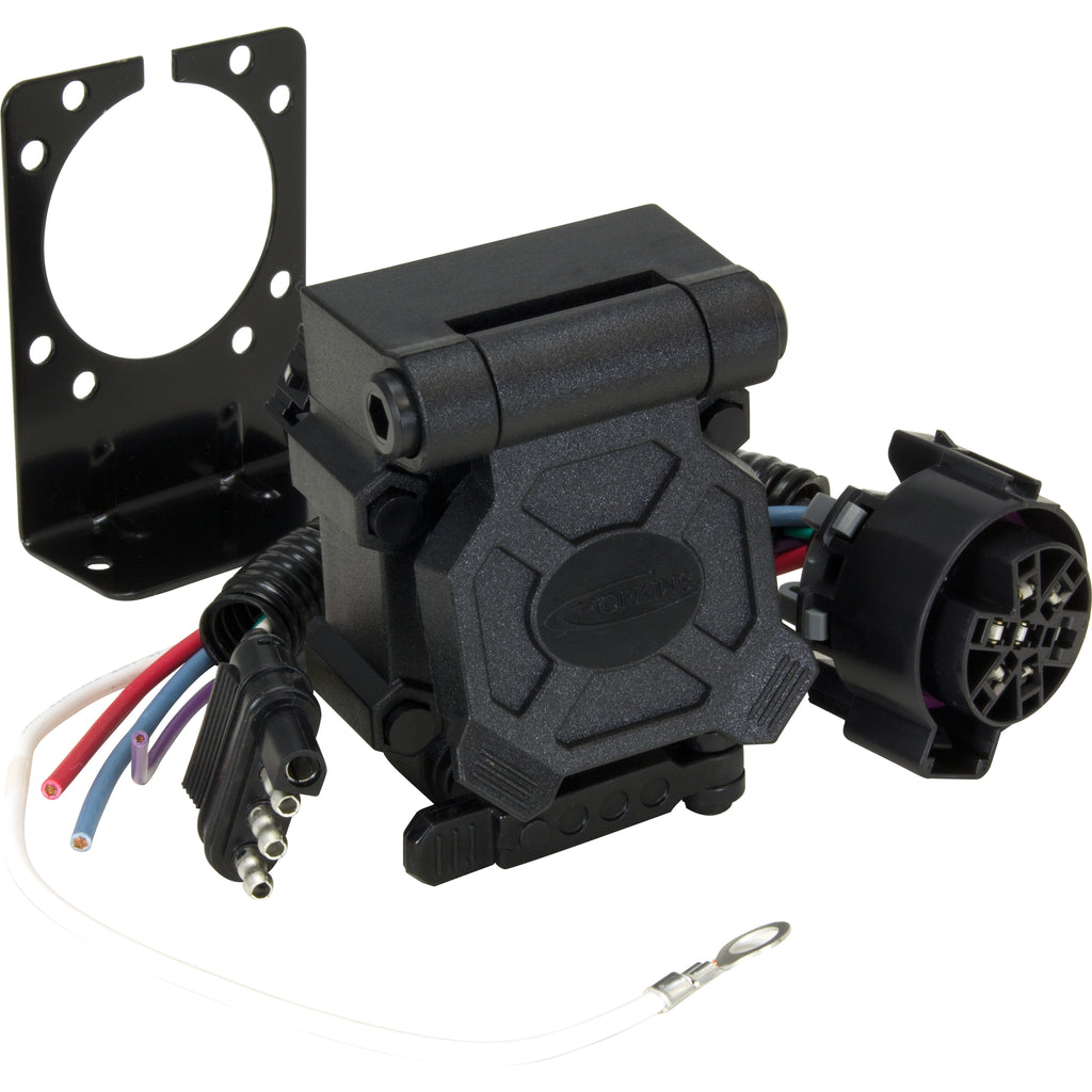 4-Wire-Flat-To-7-Blade--4-Flat-Dust-Cover-Mounting-Bracket--Hardware