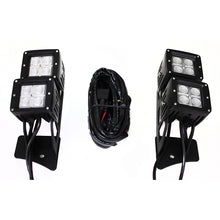 Load image into Gallery viewer, 4-X-12W-Cree-Square-Cube-Light--L14-Jeep-Jk-07-17-Bracket