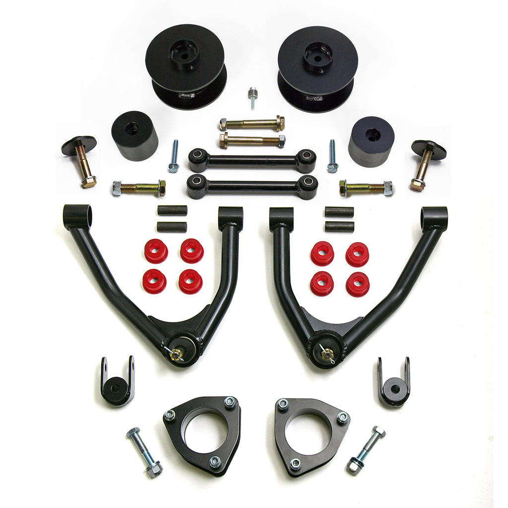 4.0In-Sst-Lift-Kit-W3.0In-Rear-WUpper-Control-Arms-WO-Shocks-07C-ChevyGmc-TahoeSuburban-Rwd