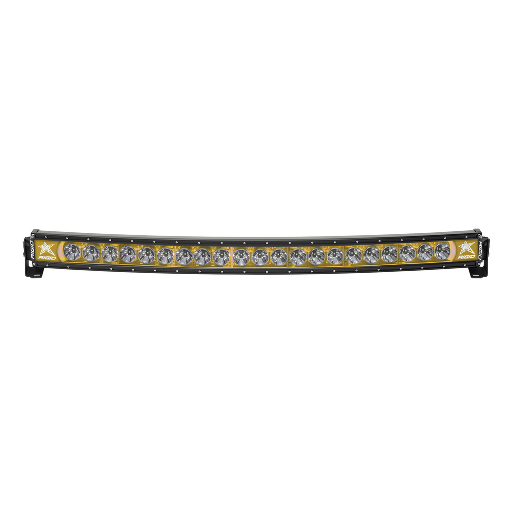 40-Inch-Led-Light-Bar-Single-Row-Curved-Amber-Backlight-Radiance-Plus-Rigid-Industries