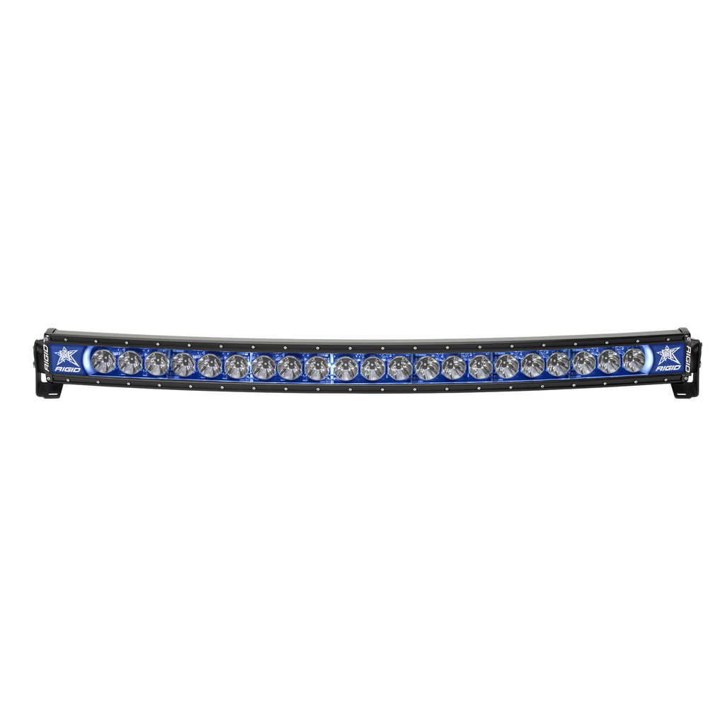 40-Inch-Led-Light-Bar-Single-Row-Curved-Blue-Backlight-Radiance-Plus-Rigid-Industries