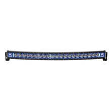 Load image into Gallery viewer, 40-Inch-Led-Light-Bar-Single-Row-Curved-Blue-Backlight-Radiance-Plus-Rigid-Industries