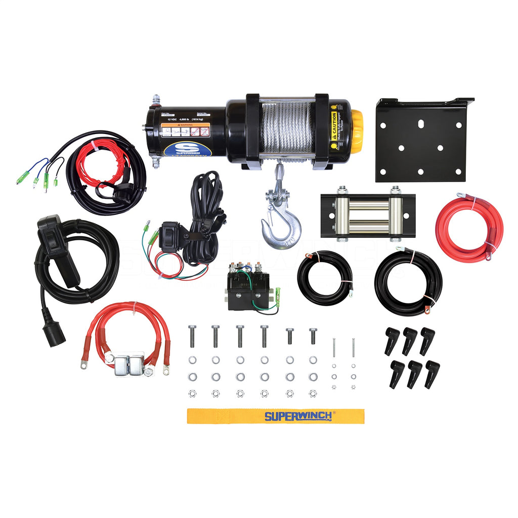 4000-Lbs-12V-Dc-316In-X-50Ft-Steel-Rope-Lt4000-Winch