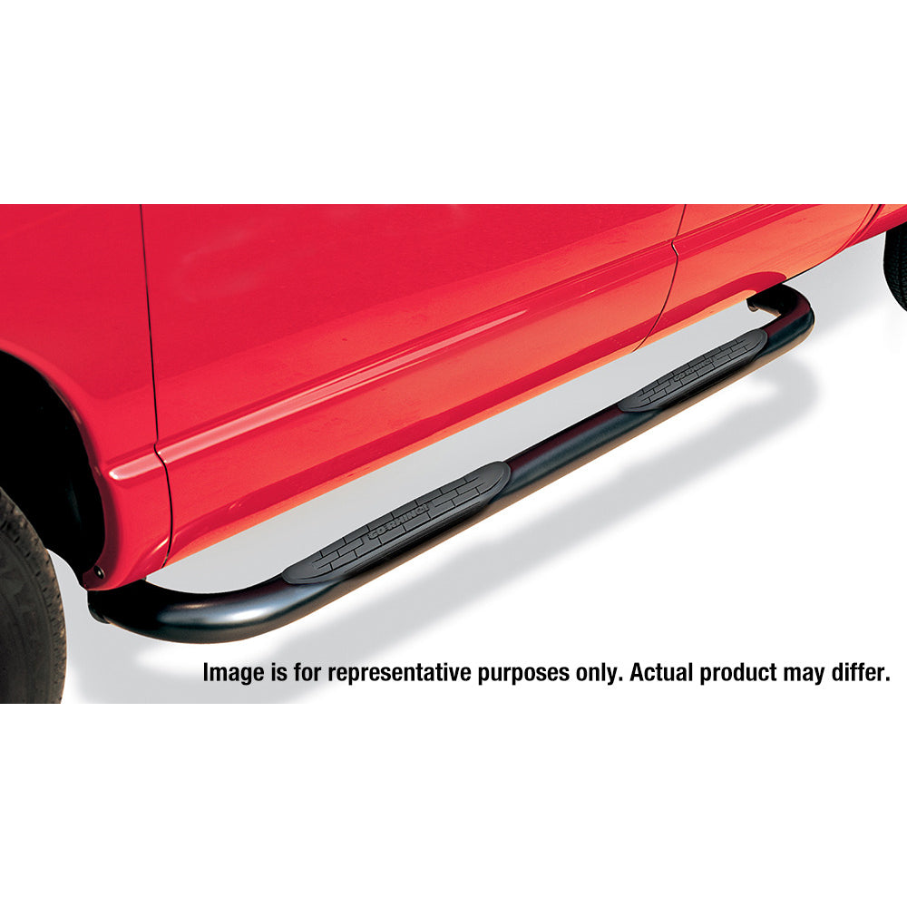 4000-Series-Side-Steps-With-Mounting-Brackets-Kit---Black-Powder-Coat