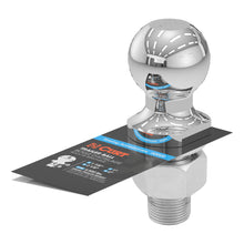 Load image into Gallery viewer, CURT 40002 1-7/8" Trailer Ball (1" x 2-1/8" Shank, 3,500 lbs., Chrome)