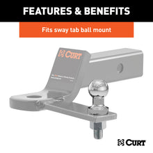 Load image into Gallery viewer, CURT 40010 Replacement 1-1/4" Sway Control Ball (5/8" x 1-3/4" Shank, Packaged)