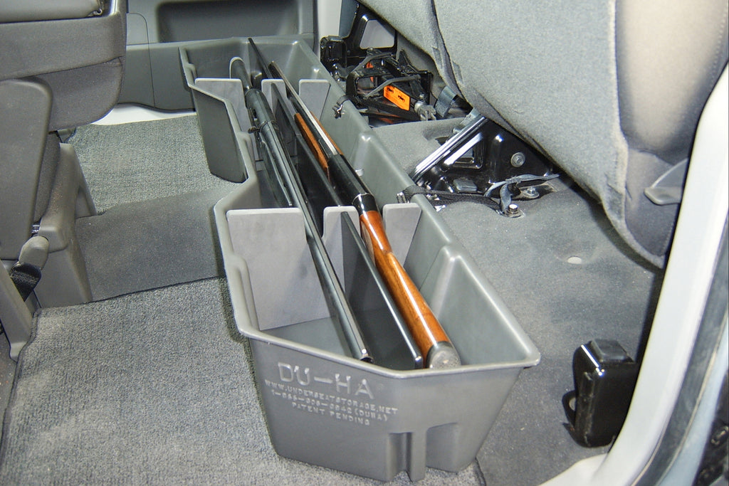 DU-HA 40012 DÜHA 40012 Underseat Storage / Gun Case - Black for Select Nissan TITAN, Nissan TITAN XD