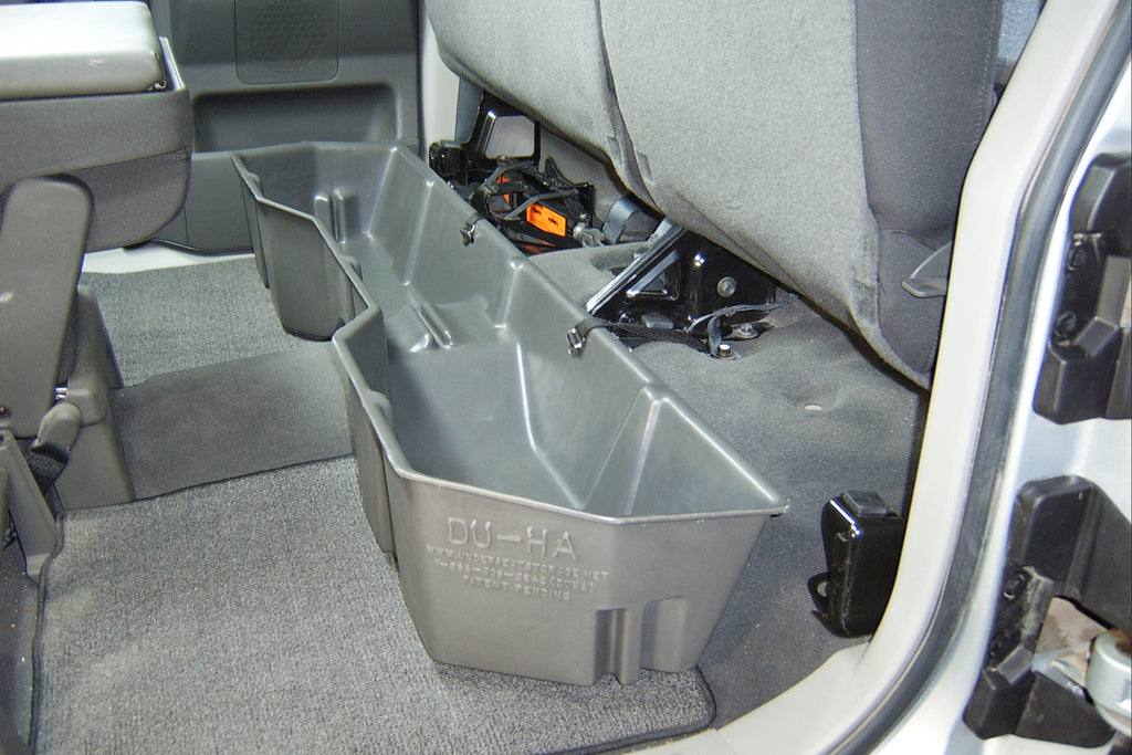 DU-HA 40012 DÜHA 40012 Underseat Storage / Gun Case - Black for Select Nissan TITAN, Nissan TITAN XD
