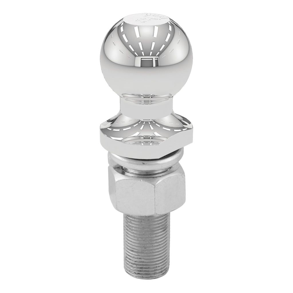 CURT 40017 1-7/8" Trailer Ball (1" x 3" Shank, 3,500 lbs., Chrome)